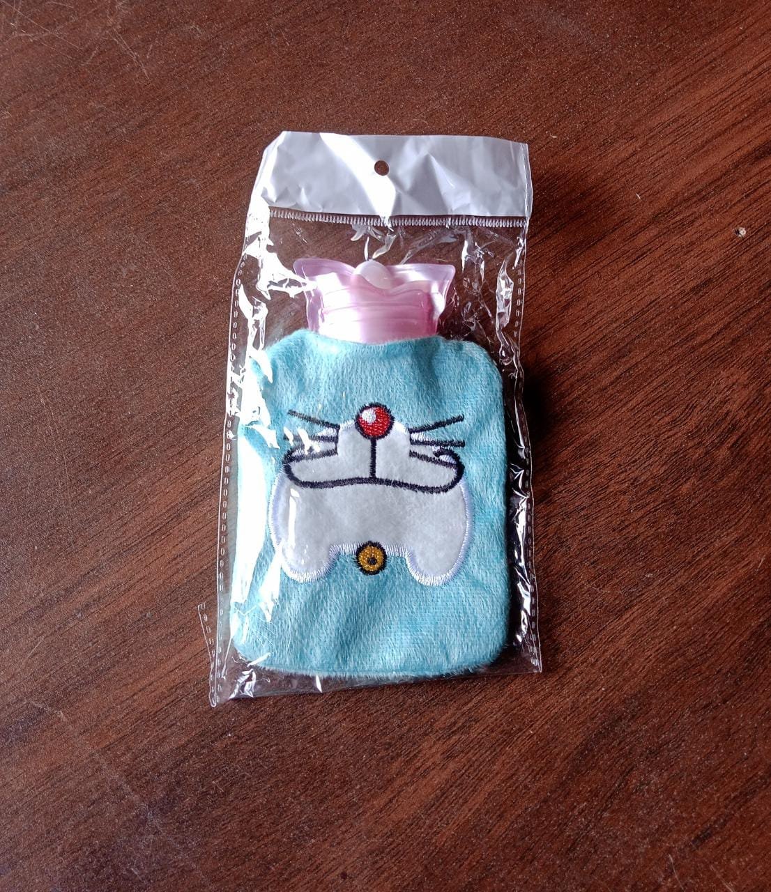 1 Pc Doremon Cartoon small Hot Water Bag with Cove - Image 7