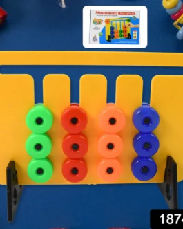 Montessori Slide Puzzles Toys for Kids (36 Challenges / 1 Set)