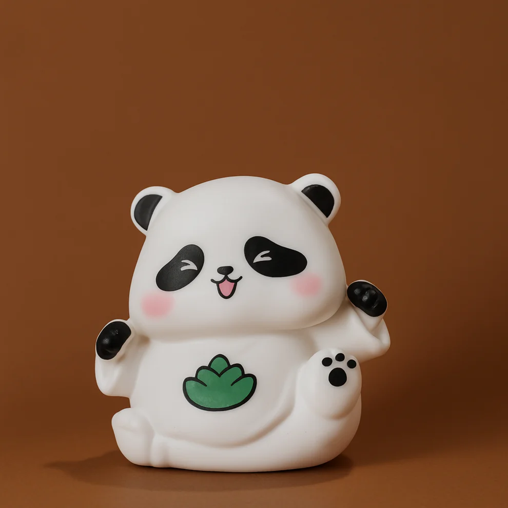 Cute Panda Mini Decor Toy | Small Soft Panda Figurine for Kids & Home Decoration - Image 3
