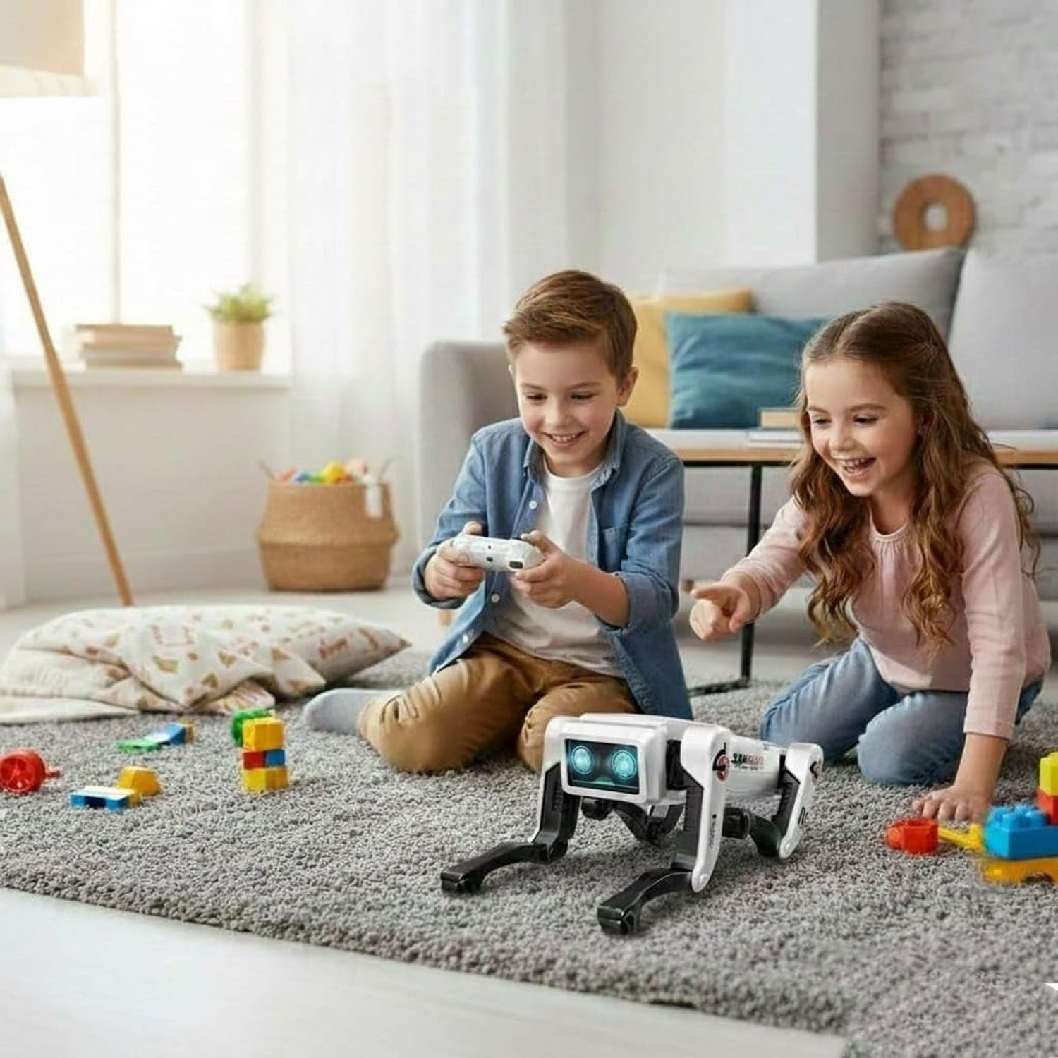 Advanced Intelligent AI Robot Dog Toy for Kids (1 Set / Big) - Image 2