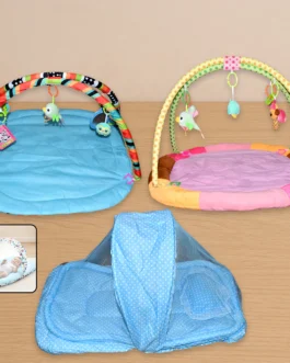 Multipurpose Baby Play Gym and Sleeping Mat (Mix Design / 1 Pc)