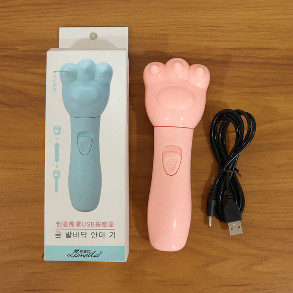 Cute Bear Shape Electric Hand Massager for Relaxation Itching Relief - Image 2