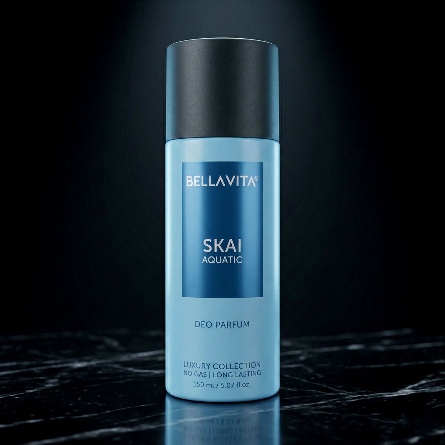 BellavitaSKAIDeoPerfum-WOSKU-01.jpg Bellavita Premium Skai Aquatic Deo Perfume 150 ML - Image 1
