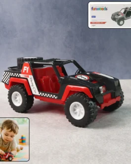 Funwoods Free-Wheel Racing Jeep Toy Car – (1 Pc)