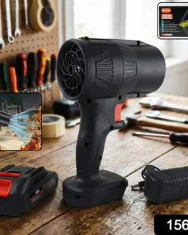 High-Power Cordless Leaf Blower Fan with Rechargeable Battery (1 Pc)