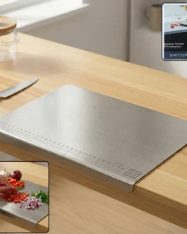 Stainless Steel Chopping Board 35.5×29 Cm, 1mm Thickness 1 Pc