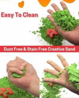 Aditi Creative Sand Kit for Kids with 1kg Sand & 13 Shape Moulds