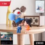Plastic Cute Couple Car Dashboard Decoration Figurine Set (1 Set) - Image 2