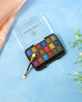Premium 18-Color Shimmer Eyeshadow Palette (12 GM / 1 Pc)