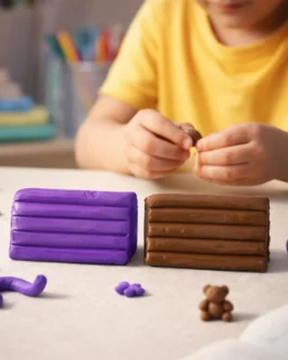 Kids Soft Modelling Clay Multi-Color DIY Art & Craft Kit for Creative Learning