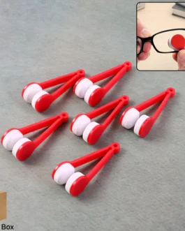 Portable Eyeglass & Sunglass Lens Cleaner Tool (6 Pc)