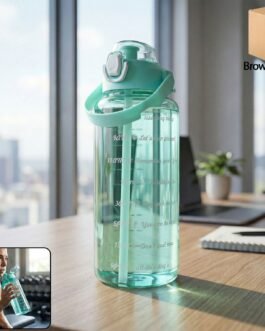 2 Litre Large Capacity Leakproof Sports Water Bottle (1 Pc)