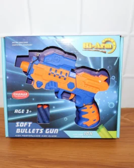 Hi-Arm Soft Bullet Gun with 10 Soft Bullets – High-Performance Toy Blaster for Kids
