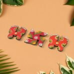 Hand Crafted Laxmi Charan & Swastik Set of 3 - Image 2