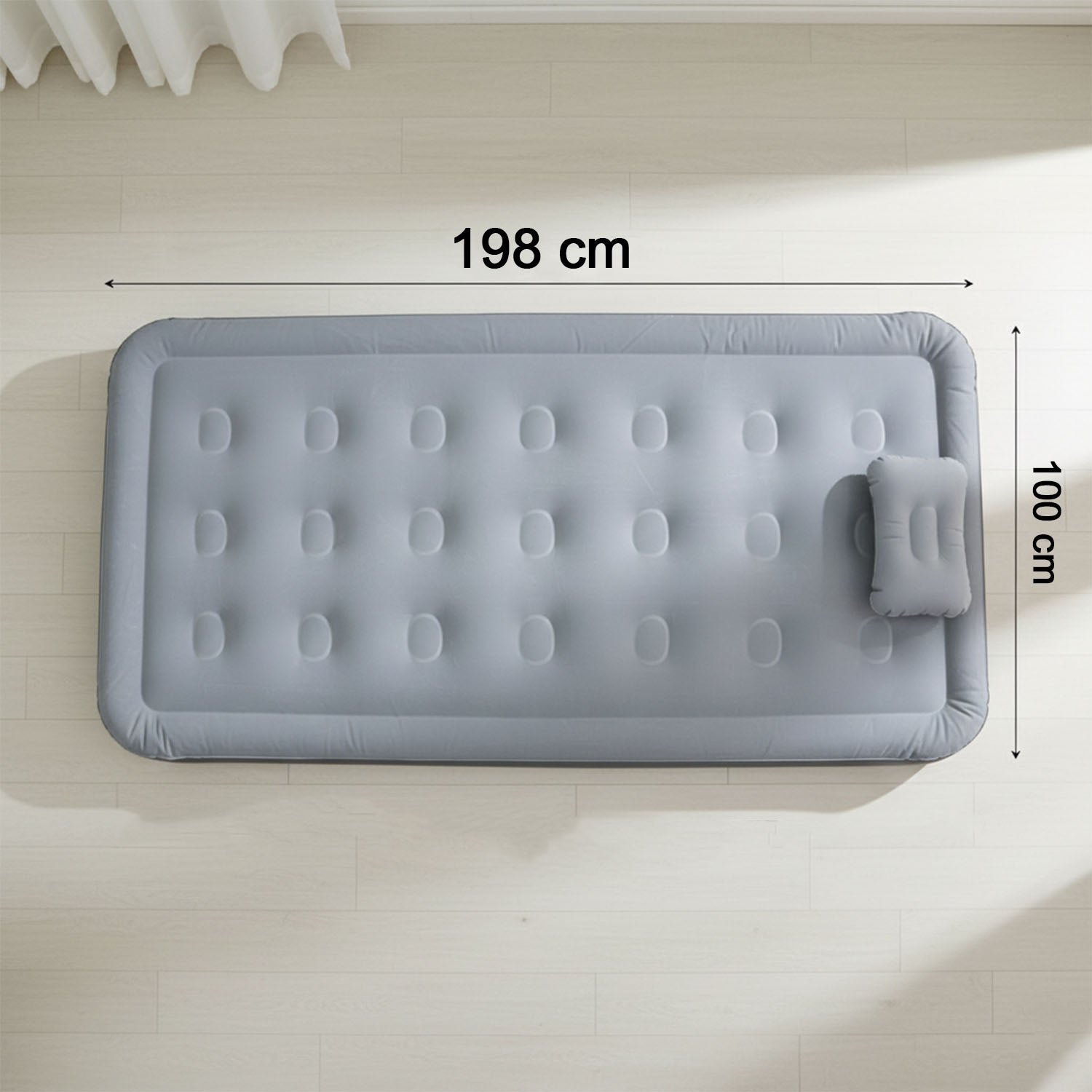 Portable Inflatable Bed Folding Lazy Bed (198x100x40 Cm / 1 Pc) - Image 5