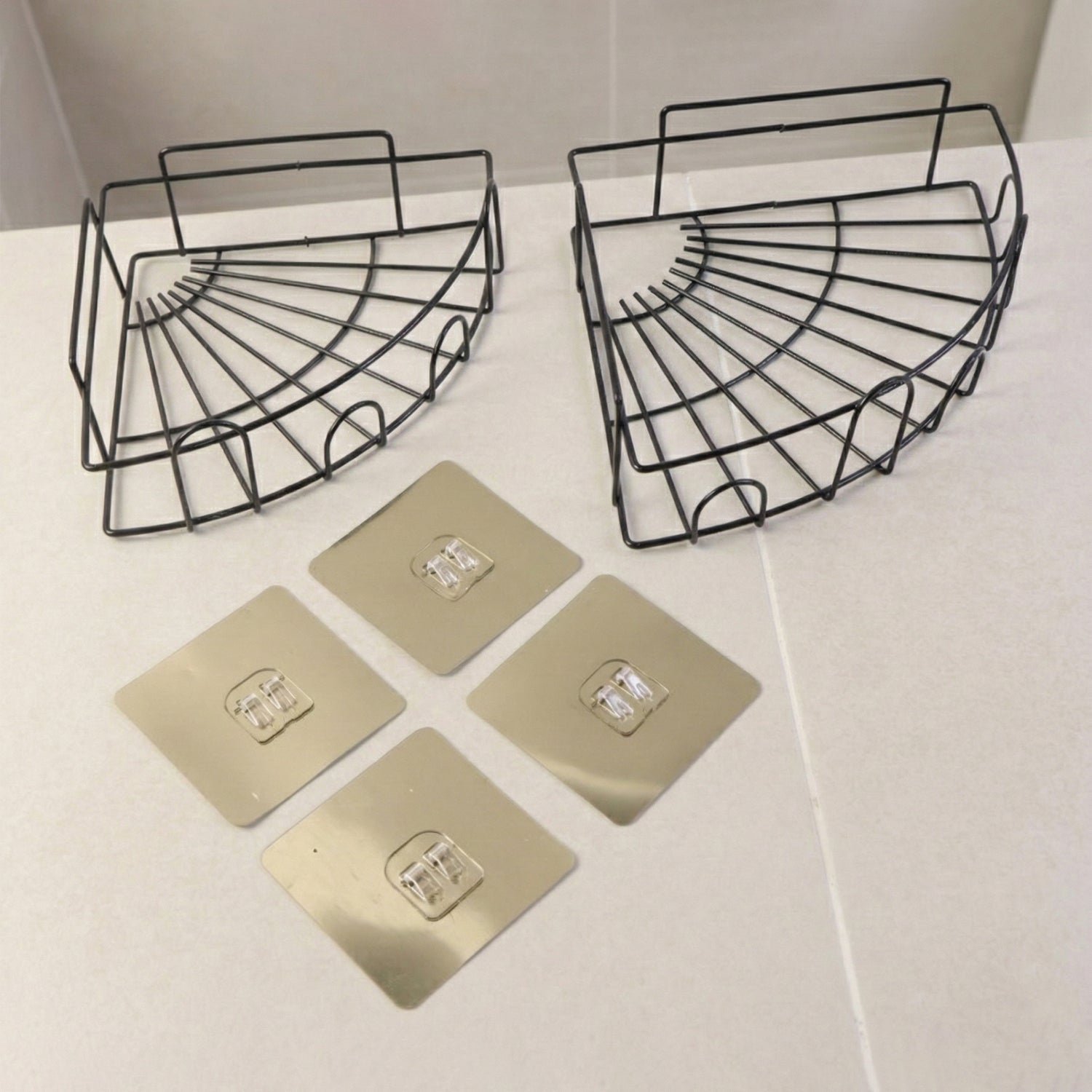 2 Pc Shower Caddy Corner for holding and storing various household stuffs and items etc. - Image 5