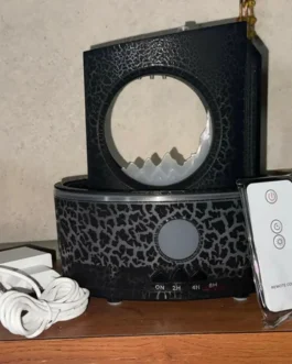 Flame Effect Aroma Diffuser with Remote LED Humidifier