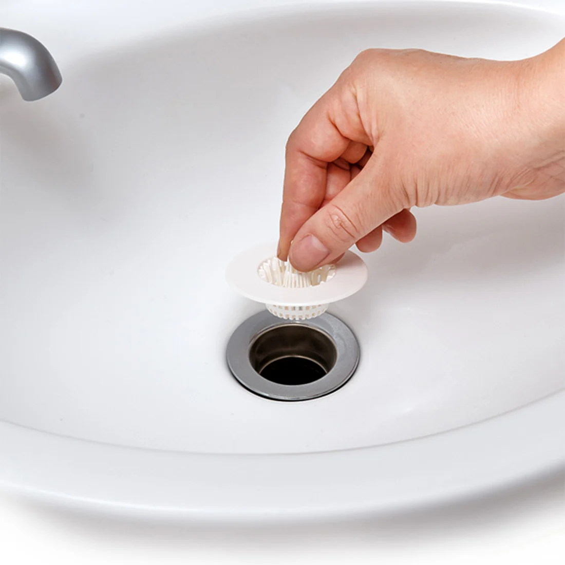 5 Pcs Multipurpose Sink Drain Hair Catcher & Strainer Filter (30~45 mm) - Image 5