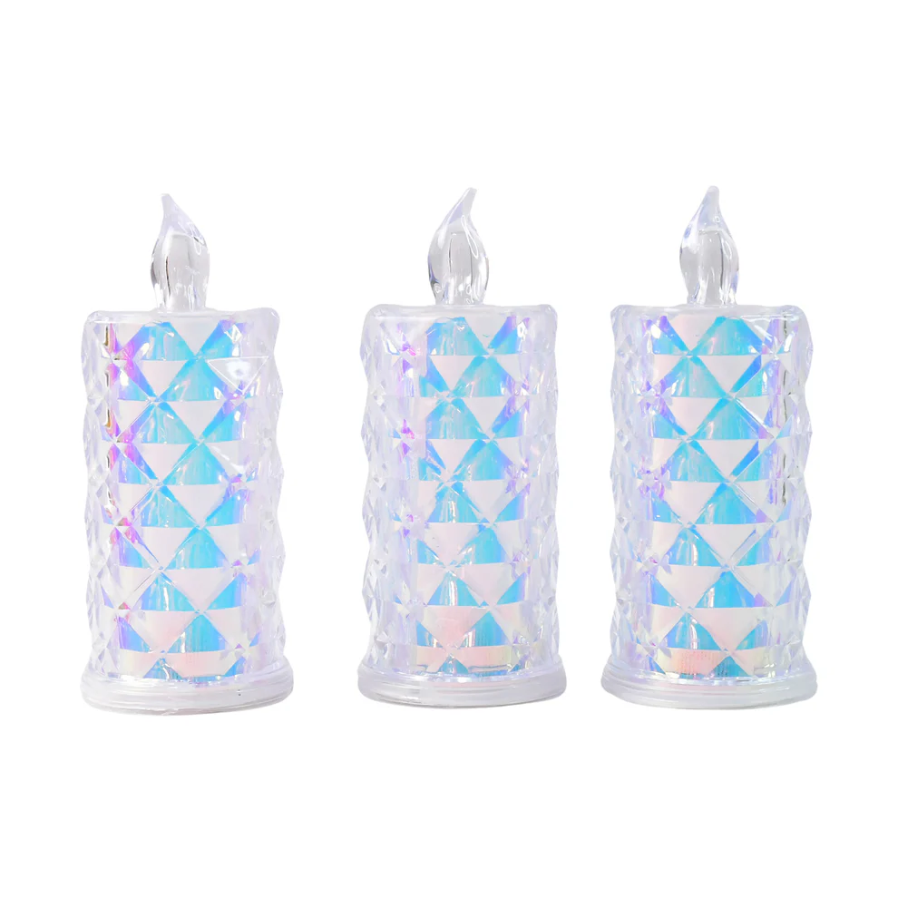 LED Flameless Decorative Candle Lights (3 Pc / Set) - Image 4
