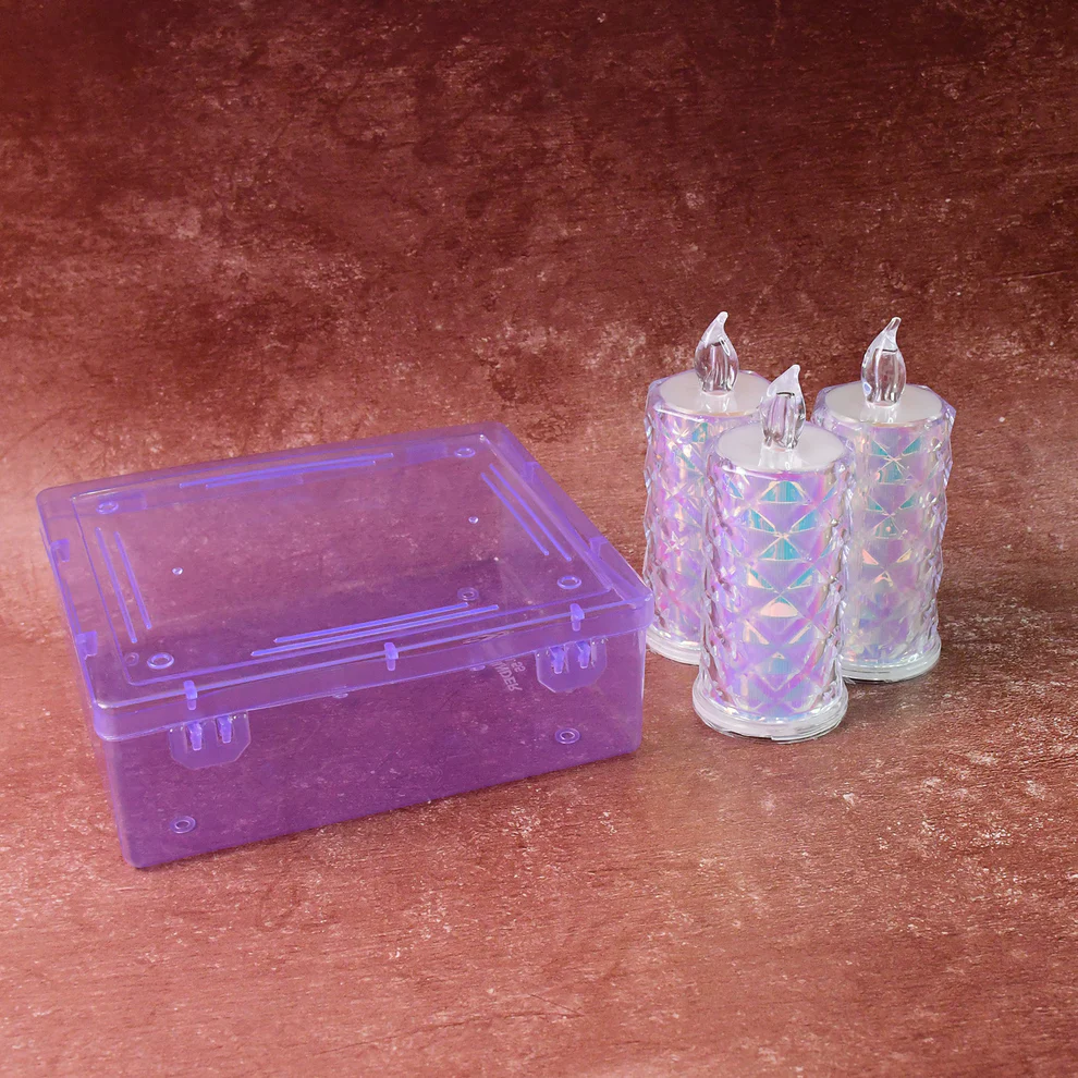 LED Flameless Decorative Candle Lights (3 Pc / Set) - Image 6