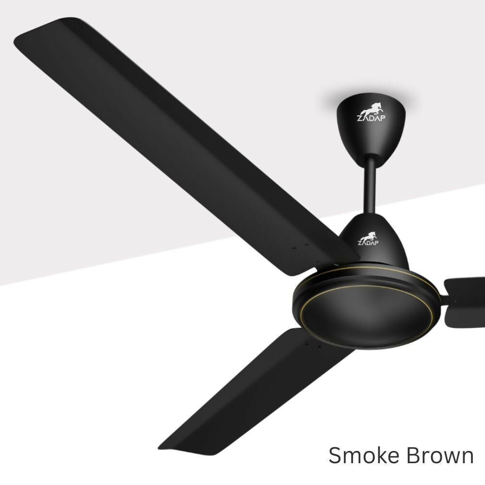 ZADAP CASA-Pro 1200mm BLDC Ceiling Fan with Remote | 28W Energy Saving | High Speed 390 RPM (Smoke Brown) - Image 5