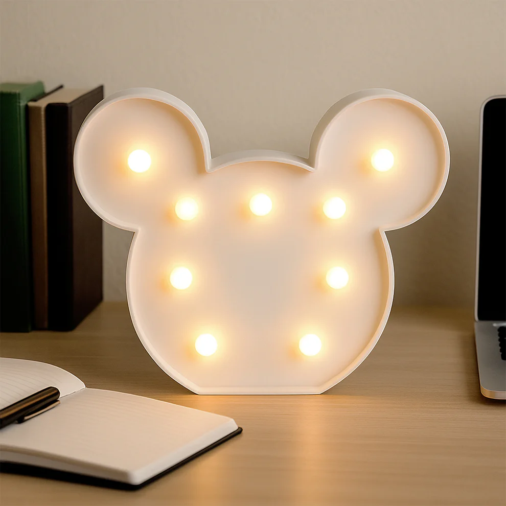 Mickey Shaped LED Decorative Night Light (1 Pc) - Image 6