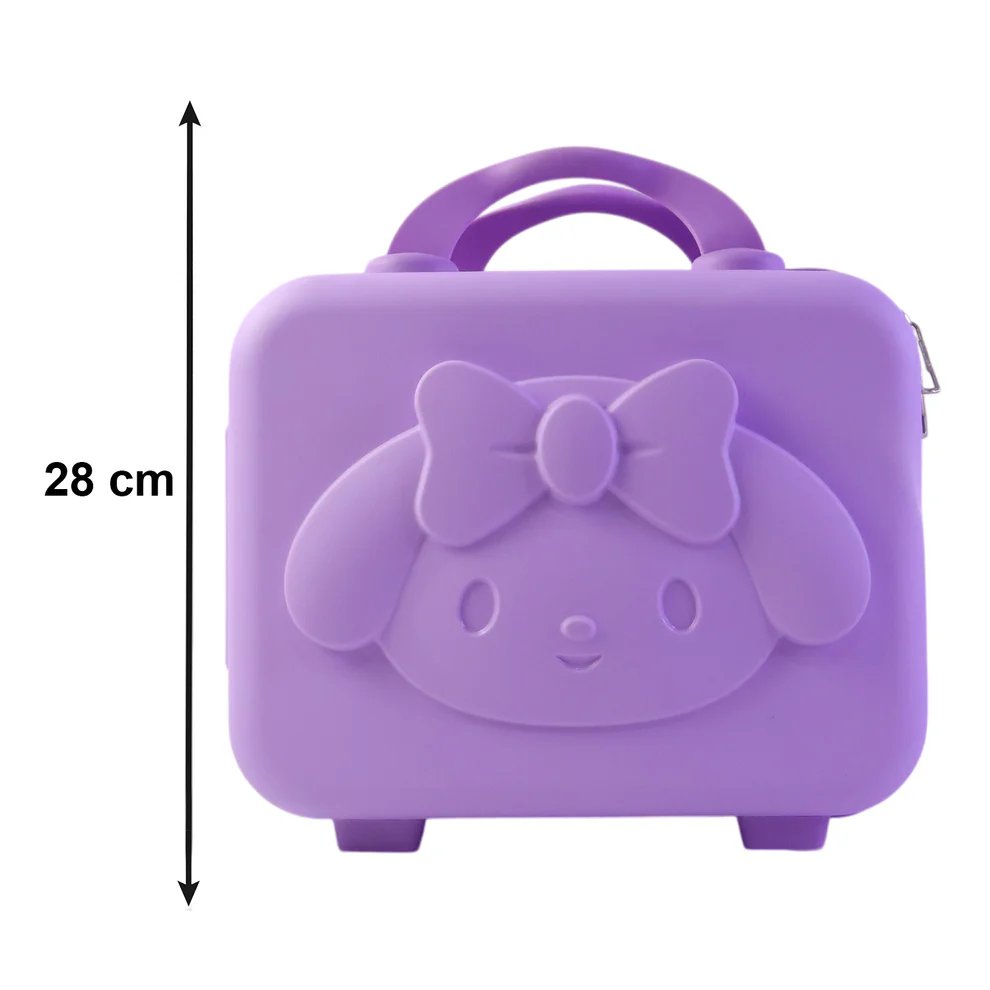 Kids Bear-Shaped Hard Shell Storage Carry Case with Handle (Mix Design) - Image 5