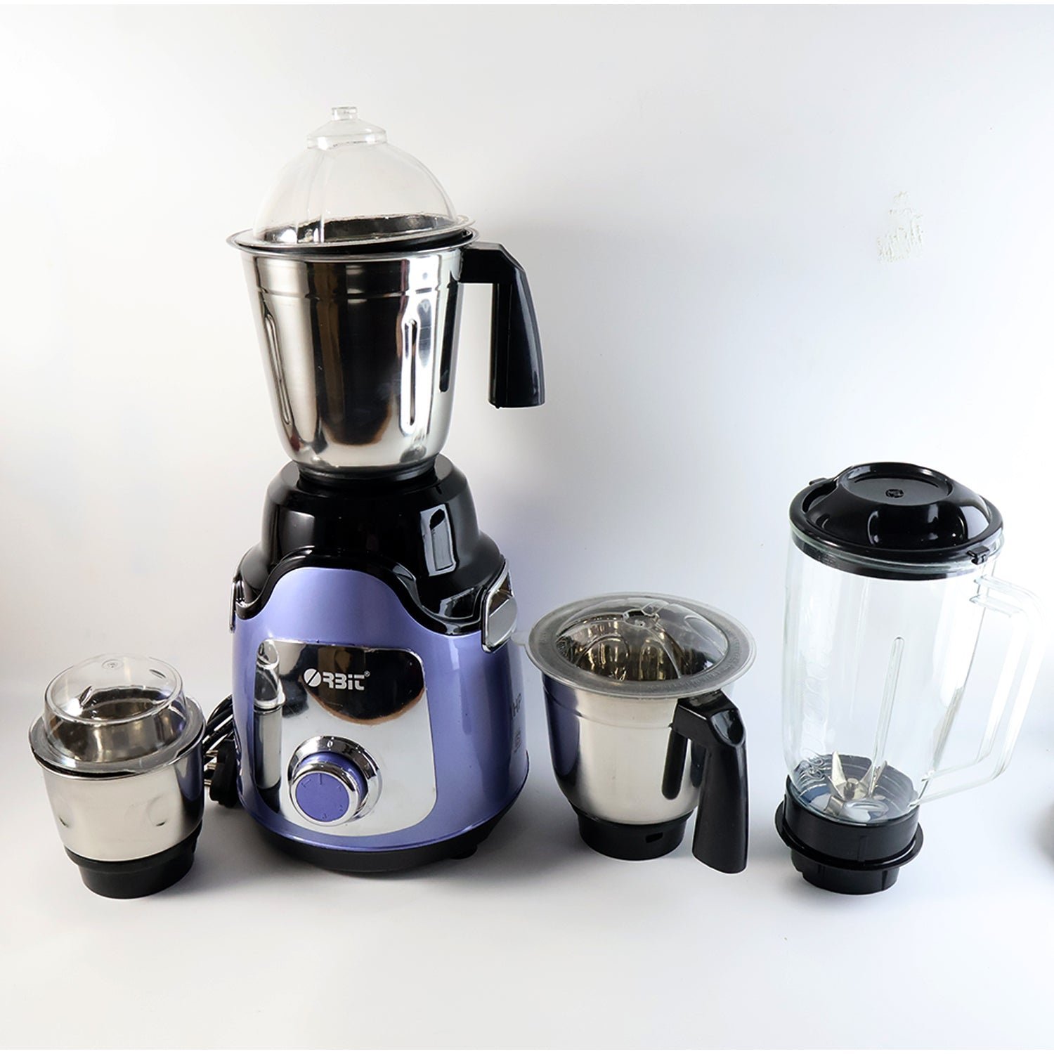 Orbit Heavy Duty 1 hp (746) Watts Mixer Grinder with 4 Multipurpose Jars - Image 6