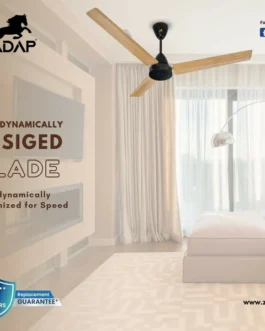 Zadap STROM 1200mm High Speed BLDC Ceiling Fan with Remote(Light Wooden)