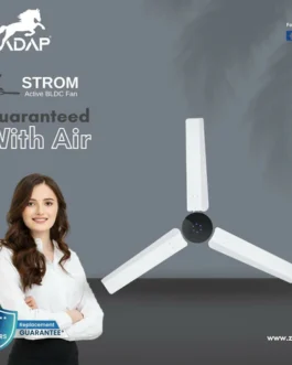 Zadap STROM 900mm High Speed BLDC Ceiling Fan with Remote(White)