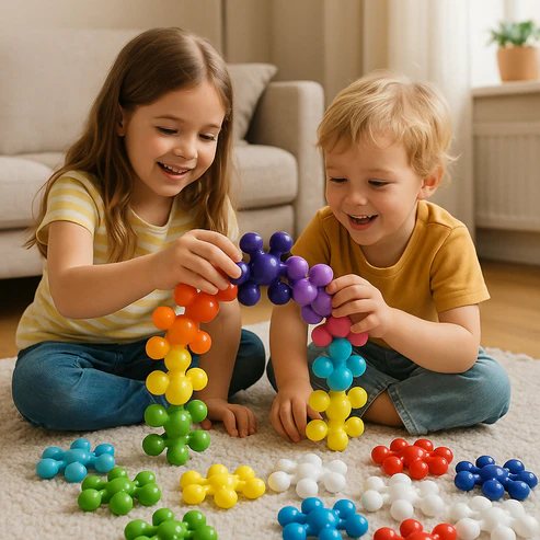 Funskool Giggles Star Links Plus – 24 Pieces Educational Building Toy Set for Kids - Image 4