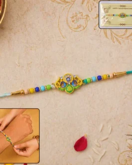 Peacock Design Premium Rakhi (1 Pc)