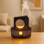 Flame Effect Aroma Diffuser with Remote LED Humidifier