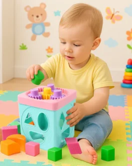 Funskool Giggles Shape Sorter Gear Box – Educational Activity Toy for Toddlers