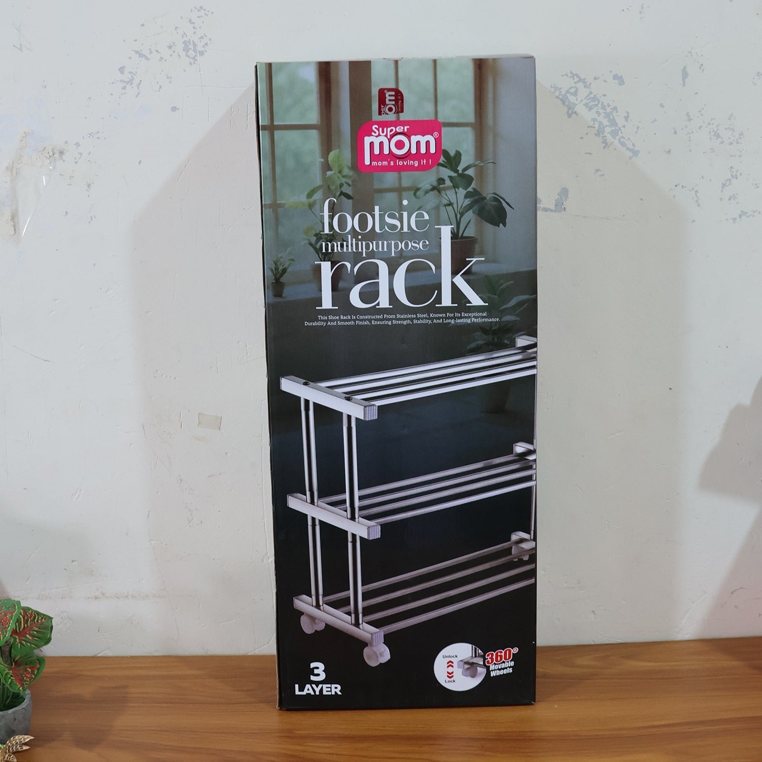 Supermom Stainless Steel Multipurpose Shoe & Storage Rack - (1 pc) - Image 6