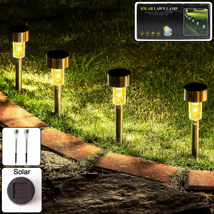 Solar Lawn Lamp Set of 12 Pc - Image 8