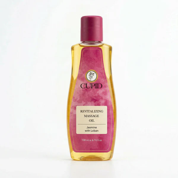 Cupid Revitalizing Massage Oil with Jasmine & Loban Relaxing Body Care Oil (100 ML) - Image 2