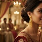 Gold Plated Long Chain Jhumka Earrings for Women – Elegant Party Wear - Image 2