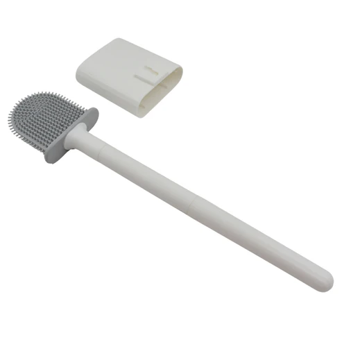 Portable Silicone Toilet Brush – Wall-Mounted, Anti-Drip Cleaner with Non-Slip Handle - Image 6