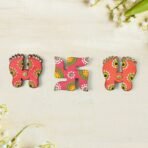 Hand Crafted Laxmi Charan & Swastik Set of 3
