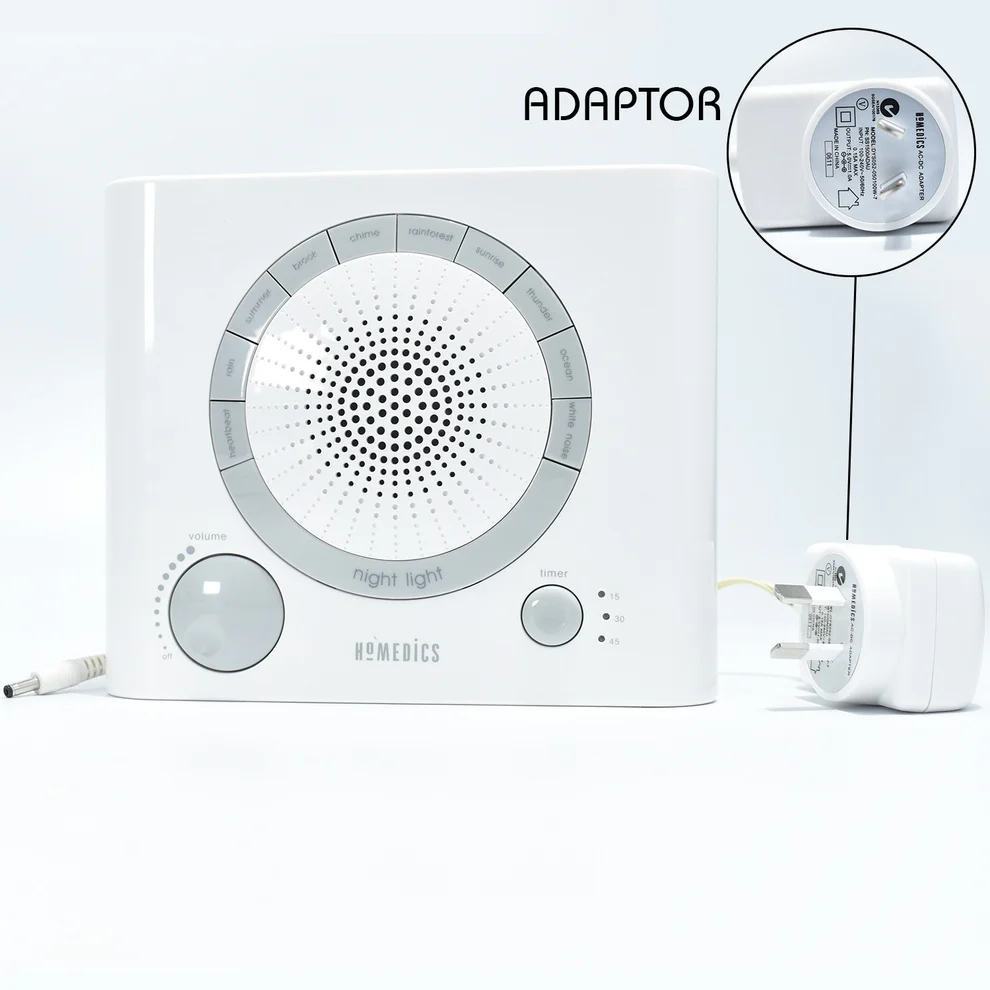 Sleep Therapy Sound Machine with 8 Soothing Sounds (Battery, Timer Option) - Image 7
