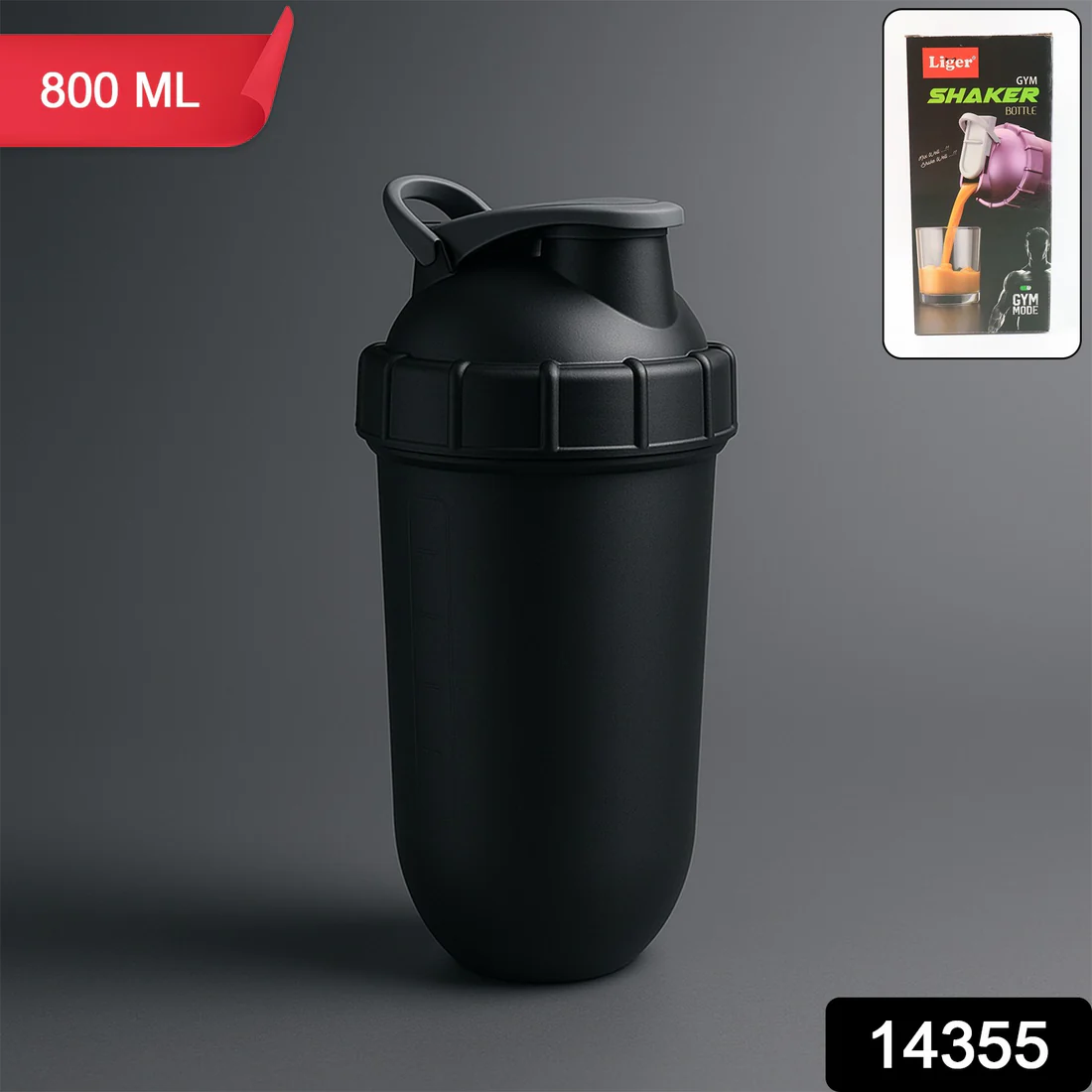 Liger Gym Shaker Bottle (Approx 800ML / 1 Pc) - Image 3