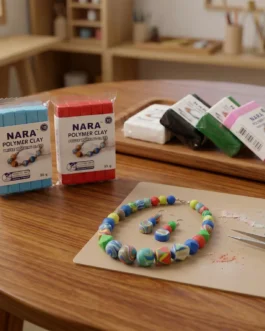 NARA Polymer Clay Color DIY Modeling Clay Kit for Jewelry Making, Crafts & School Projects