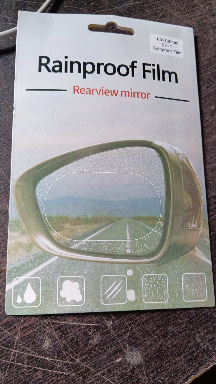 Anti-Fog & Anti-Scratch Rearview Mirror Film – HD Protective Sticker (1 Pc) - Image 6