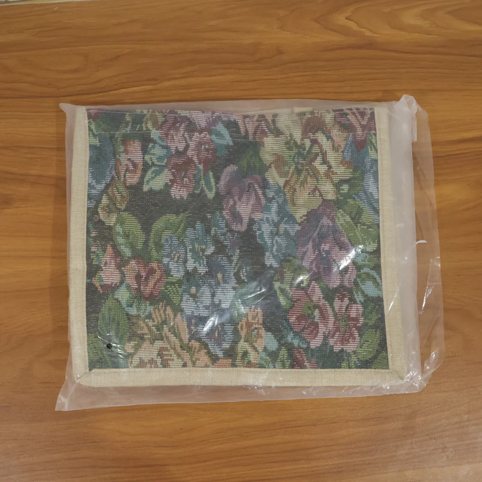 Multipurpose Floral Print Carry Hand Bag 1 Pc 29x33 Cm - Image 5
