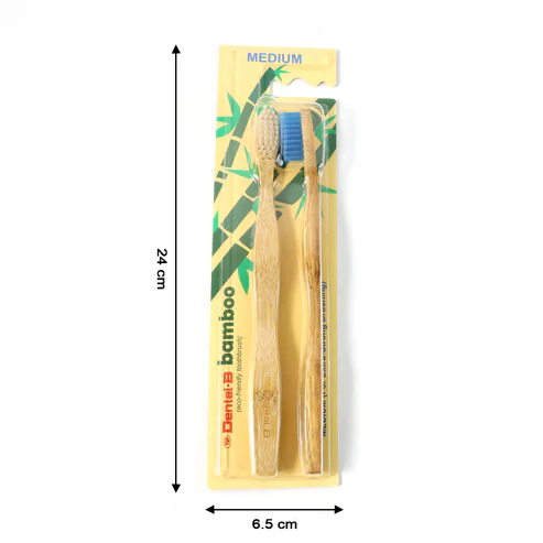 Eco-Friendly Bamboo Toothbrush Twin Pack (12 Packets × 24 Pieces) - Image 5