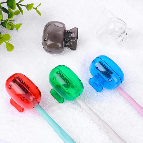 Plastic Toothbrush Head Cover Cap (1 Pc) - Image 2