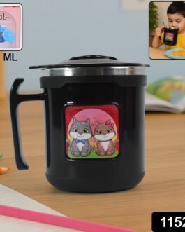 1 Pc Apex Cat Mug – 250 ml Stainless Steel Insulated Inner with Cute Cat Print