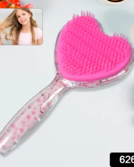 Heart Shape Hair Brush Massage Shower Comb (1 Pc), Hair accessories