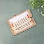 Wooden Hanuman Chalisa Flip Book with Stand, 6 × 2 Inch for Home Mandir & Prayer - Image 2